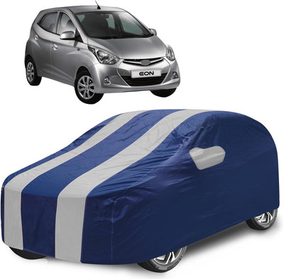 Caronix Car Cover For Hyundai Eon (With Mirror Pockets)(Silver)