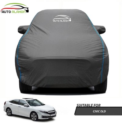 AUTO ALAXON Car Cover For Honda Civic (With Mirror Pockets)(Black)