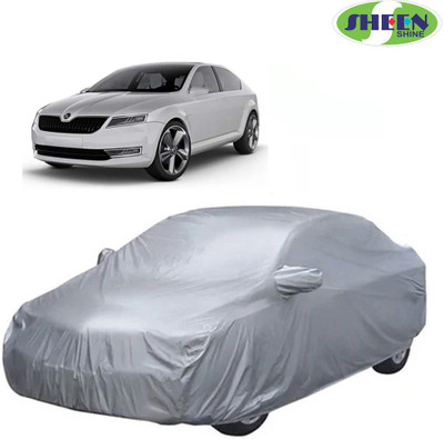 Sheen Car Cover For Skoda Laura (Without Mirror Pockets)(Silver)