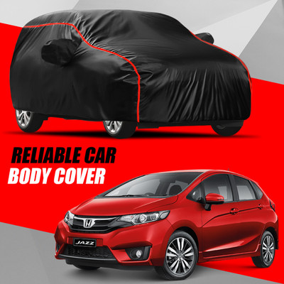 AXLOZ Car Cover For Honda Jazz (With Mirror Pockets)(Multicolor)