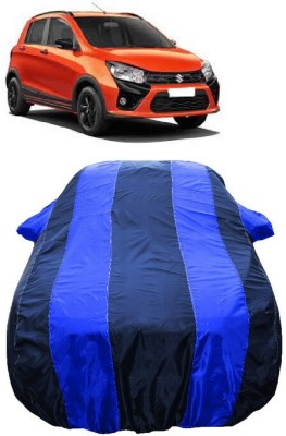 Wegather Car Cover For Maruti Suzuki Celerio X ZXI Option Petrol (With Mirror Pockets)(Blue)