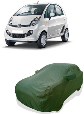Tricway Car Cover For Tata Nano XMA (With Mirror Pockets)(Green)