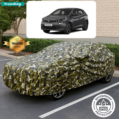 CODOKI Car Cover For Tata Altroz XM Diesel (With Mirror Pockets)(Yellow, Black)