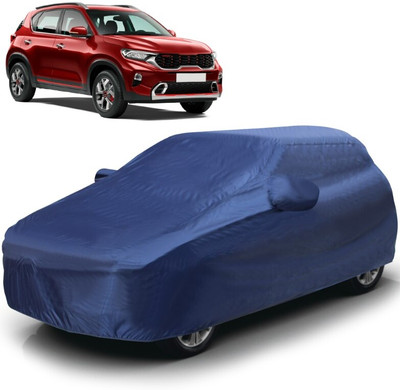 Autofy Car Cover For Kia Sonet (With Mirror Pockets)(Blue)
