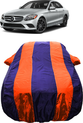 Wegather Car Cover For Mercedes Benz C-Class 520 DCI (With Mirror Pockets)(Orange)