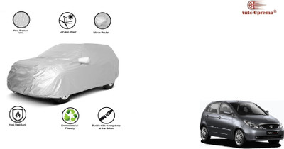 Auto Oprema Car Cover For Tata Vista (With Mirror Pockets)(Silver, For 2016, 2017, 2018, 2019, 2020, 2021, 2022 Models)