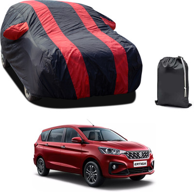 PAGORA Car Cover For Maruti Suzuki Ertiga (With Mirror Pockets)(Red, For 2019, 2020, 2021, 2022, 2023 Models)