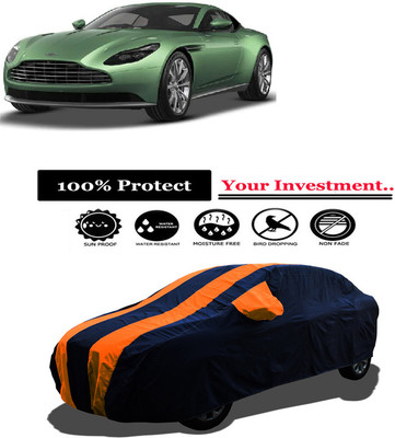 Amexride Car Cover For Aston Martin DB11 V12 Petrol (With Mirror Pockets)(Orange)