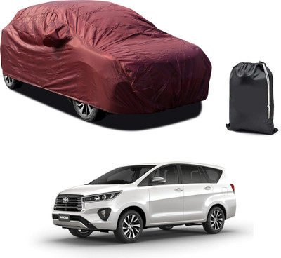 PAGORA Car Cover For Toyota Innova (With Mirror Pockets)(Maroon)