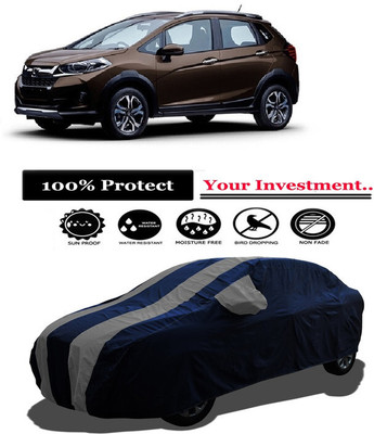 Amexride Car Cover For Honda WRV i-DTEC VX Diesel (With Mirror Pockets)(Grey)