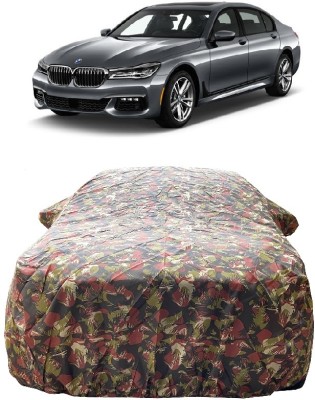 Wegather Car Cover For BMW 725i (With Mirror Pockets)(Red)