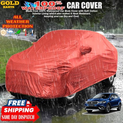 GOLDKARTZ Car Cover For Maruti Suzuki S-Cross(Red)