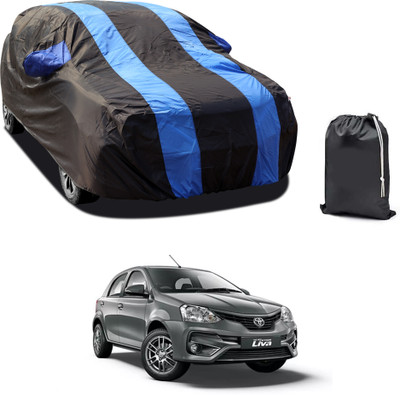 PAGORA Car Cover For Toyota Etios Liva (With Mirror Pockets)(Blue)