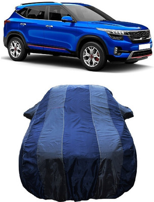 Wegather Car Cover For Kia Seltos HTK G Petrol (With Mirror Pockets)(Grey)