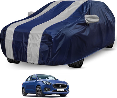 Auto Hub Car Cover For Maruti Suzuki Swift Dzire (Without Mirror Pockets)(Black, Grey)