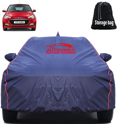 autouniko Car Cover For Hyundai Elite i20, Elite i20 2020, Elite i20 Asta 1.4 CRDi, Elite i20 Sportz 1.2 (With Mirror Pockets)(Blue)