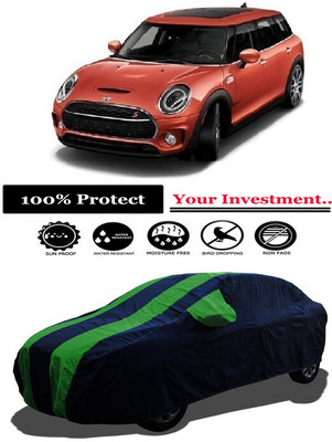 Amexride Car Cover For Mini Clubman COOPER S (With Mirror Pockets)(Green)