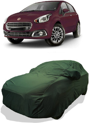 Coxtor Car Cover For Fiat Punto EVO 1.2 Active (With Mirror Pockets)(Green)