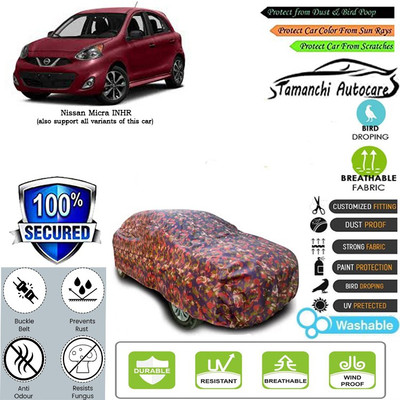 Tamanchi Autocare Car Cover For Nissan Micra INHR(Multicolor)