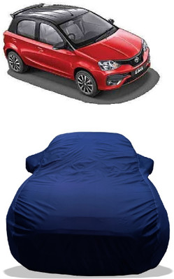 Wegather Car Cover For Toyota Etios Liva 1.2 VX Petrol (With Mirror Pockets)(Blue)