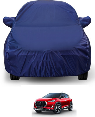 Auto Hub Car Cover For Nissan Magnite (With Mirror Pockets)(Blue)
