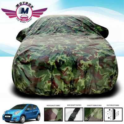 MoTRoX Car Cover For Maruti Suzuki A-Star (Without Mirror Pockets)(Green)