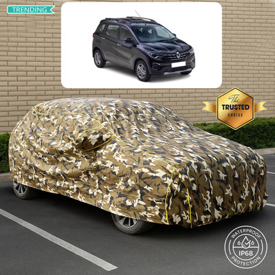 CODOKI Car Cover For Renault Triber RXE (With Mirror Pockets)(Yellow, Multicolor)