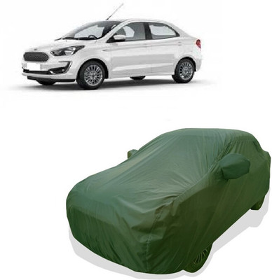Tricway Car Cover For Ford Figo Aspire Titanium Diesel (With Mirror Pockets)(Green)