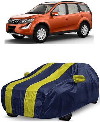 ANTOFY Car Cover For Mahindra XUV500 W6 1.99 mHawk (With Mirror Pockets)(Yellow, Blue)