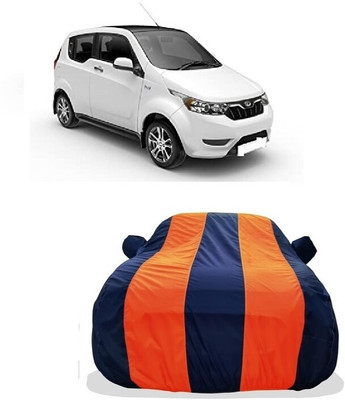 Tricway Car Cover For Mahindra e2oPlus P8 (With Mirror Pockets)(Orange)