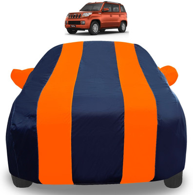 Amanzo Car Cover For Mahindra TUV300 (With Mirror Pockets)(Orange)