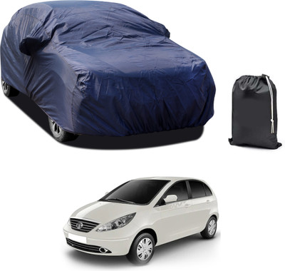 PAGORA Car Cover For Tata Vista Tech (With Mirror Pockets)(Blue)