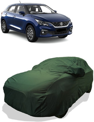 Coxtor Car Cover For Maruti Suzuki Baleno (With Mirror Pockets)(Gold)