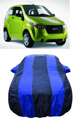 Wegather Car Cover For Mahindra Reva E-Spark (With Mirror Pockets)(Blue)