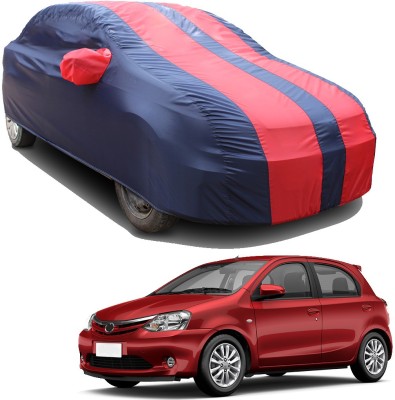 SS FOR YOUR SMART NEEDS Car Cover For Toyota Etios Cross 1.4L VD Diesel (With Mirror Pockets)(Red, Blue)