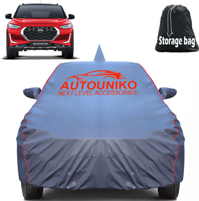 autouniko Car Cover For Nissan Magnite (With Mirror Pockets)(Grey)