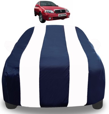 Auto Hub Car Cover For Maruti Esteem (With Mirror Pockets)(White)