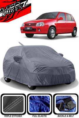 J S R Car Cover For Maruti Suzuki Zen (With Mirror Pockets)(Grey)