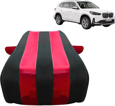 vyas Car Cover For BMW X1 (With Mirror Pockets)(Red, Black)