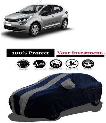 Amexride Car Cover For Tata Altroz XT Diesel (With Mirror Pockets)(Grey)
