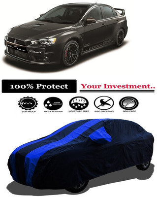 Amexride Car Cover For Mitsubishi Lancer Evolution (With Mirror Pockets)(Multicolor)