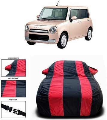 ANTHUB Car Cover For Maruti Suzuki Alto (With Mirror Pockets)(Red, Black)