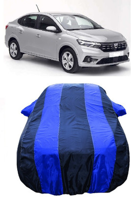 Wegather Car Cover For Renault Logan (With Mirror Pockets)(Blue)