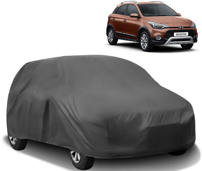 HMS Car Cover For Hyundai i20 Active (Without Mirror Pockets)(Grey)
