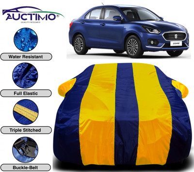 AUCTIMO Car Cover For Maruti Suzuki Swift Dzire (With Mirror Pockets)(Multicolor)