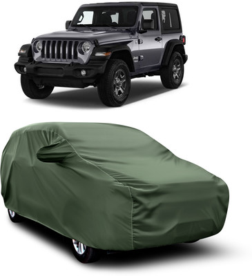 aosis Car Cover For Jeep Wrangler (With Mirror Pockets)(Green)