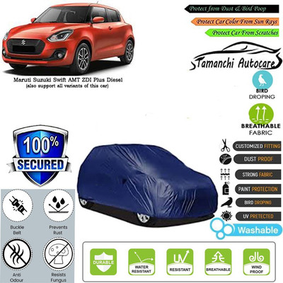 Tamanchi Autocare Car Cover For Maruti Suzuki Swift AMT ZDI Plus Diesel(Blue)