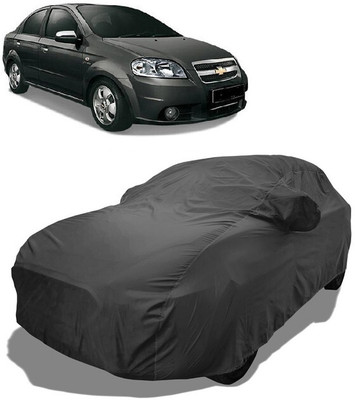 Coxtor Car Cover For Chevrolet Aveo LX (With Mirror Pockets)(Grey)