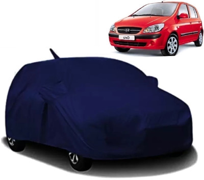 S Shine Max Car Cover For Hyundai Getz (With Mirror Pockets)(Blue)