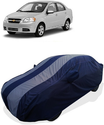 Coxtor Car Cover For Chevrolet Aveo EX (With Mirror Pockets)(Grey)